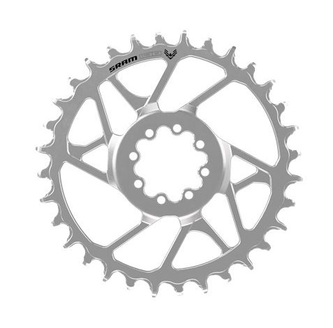 SRAM DM EAGLE 90 T-TYPE SLV STEEL 8BLT Chain Ring, Crankset Size: 32T, Offset: 3mm