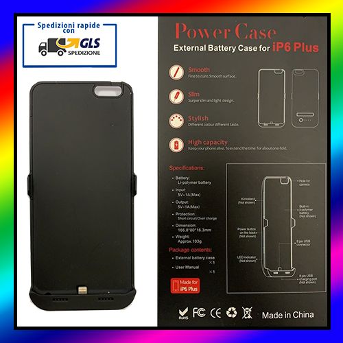 Batteria esterna iPhone 6 Plus Ricaricabile