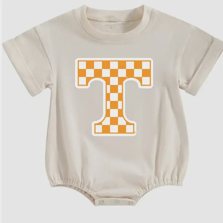 The BIG T Football Short Sleeve Crewneck Bubble