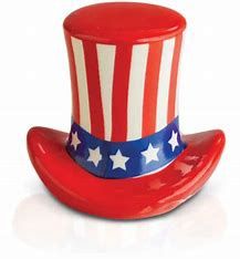 Nora Fleming &quot;Home Of The Free&quot; Hat Mini