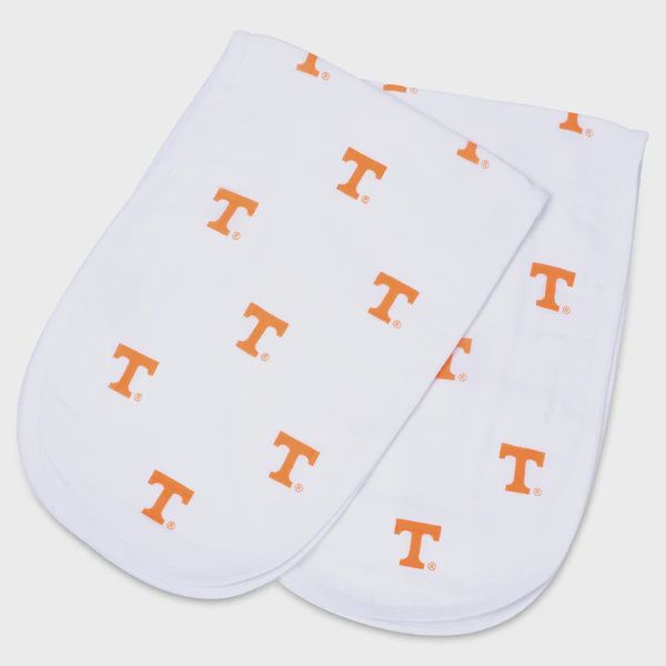Three Little Anchors University of Tennessee Muslin Burp Cloth