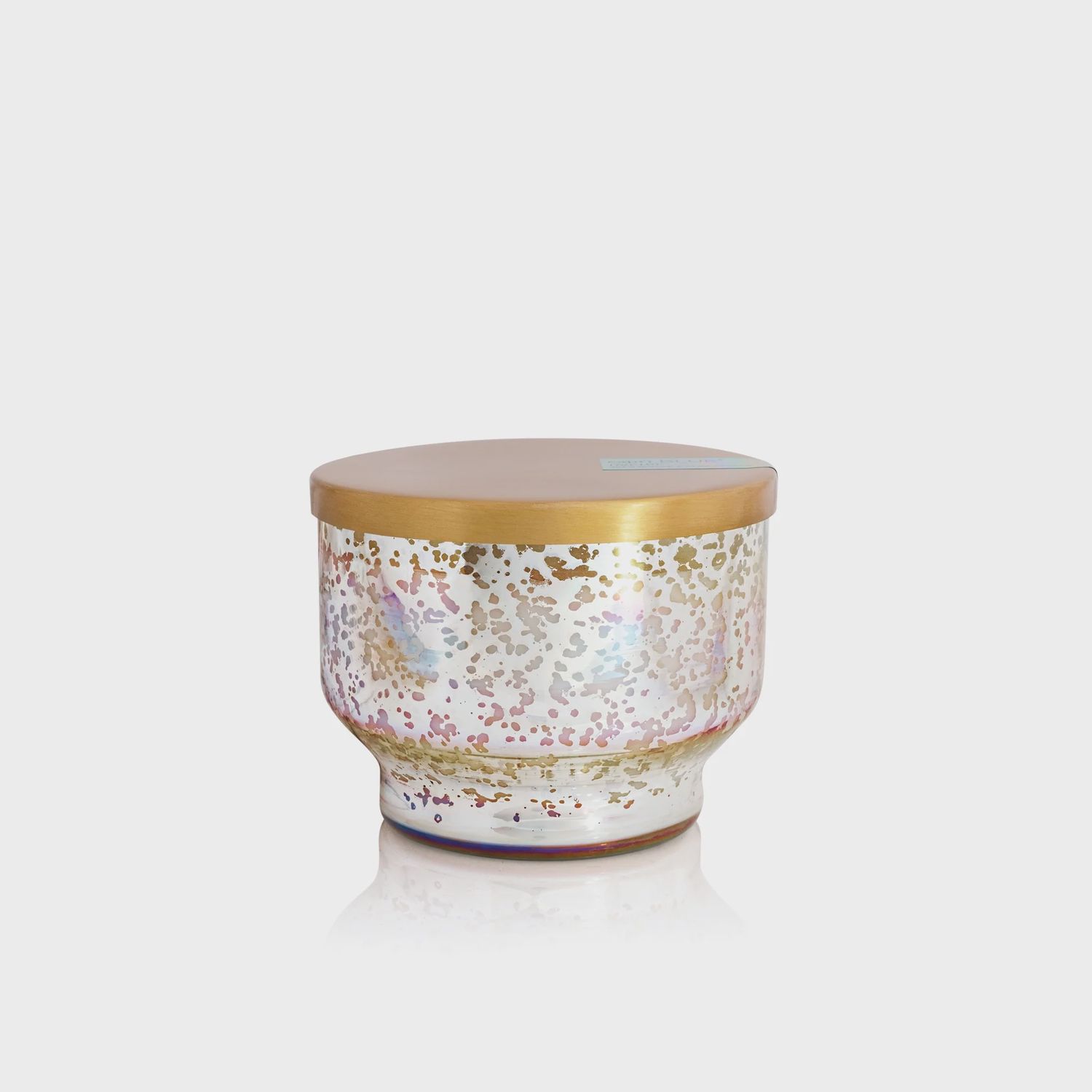 CAPRI BLUE Volcano Mercury Iridescent Inverted Candle
