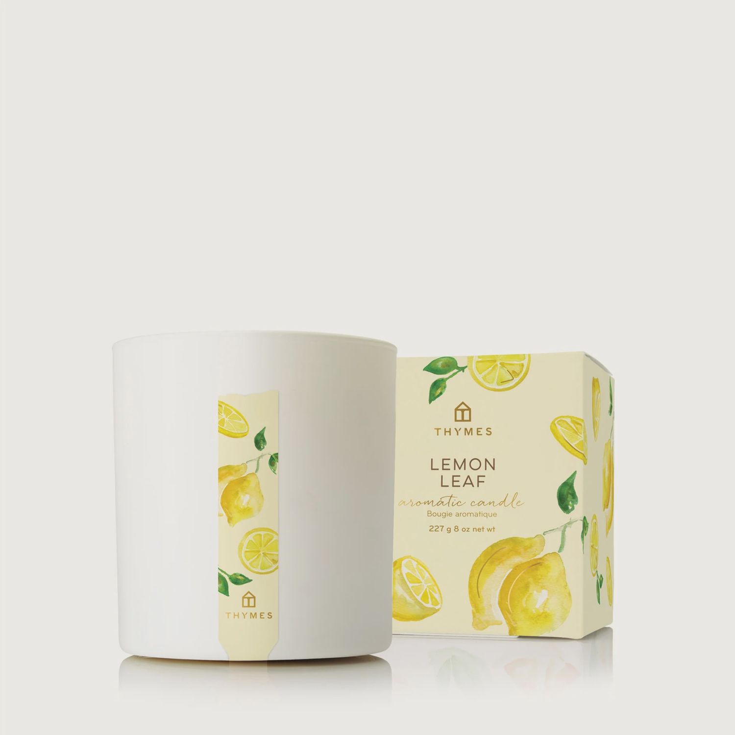 THYMES Lemon Leaf Poured Candle