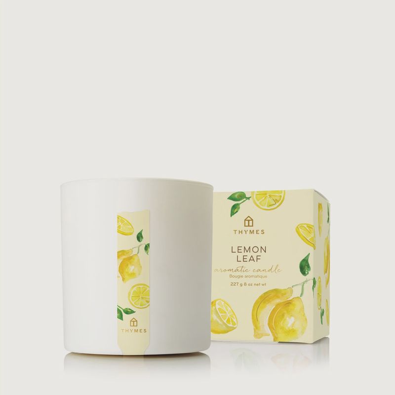 THYMES Lemon Leaf Poured Candle