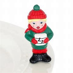 Nora Fleming &quot;Fa-La-La&quot; Caroler Boy Mini