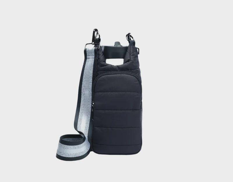 Black Matte Hydrobag with Silver Strap