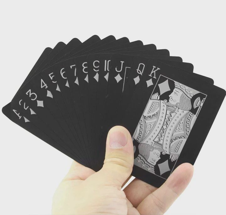 Men&#39;s Black Edition Waterproof Card Deck