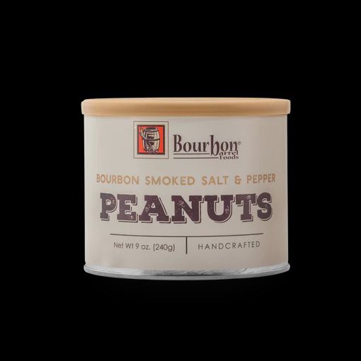 BOURBON BARREL Bourbon Smoked Salt and Pepper Peanuts