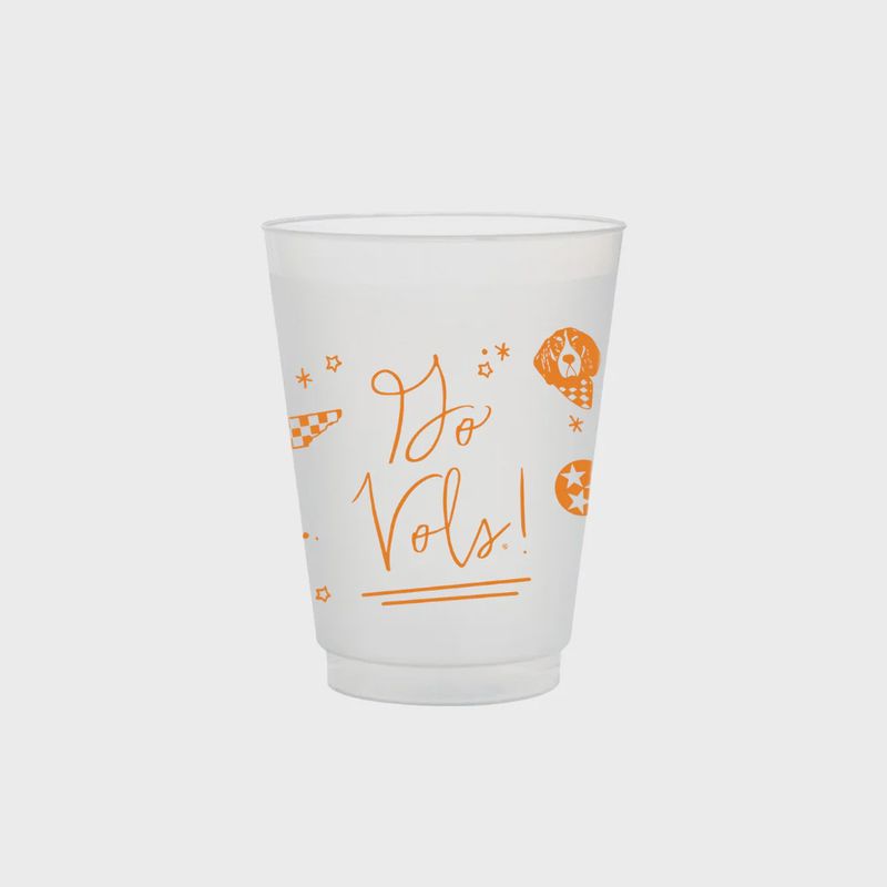 Tennessee Frosted Flex Cups (8-Pack)