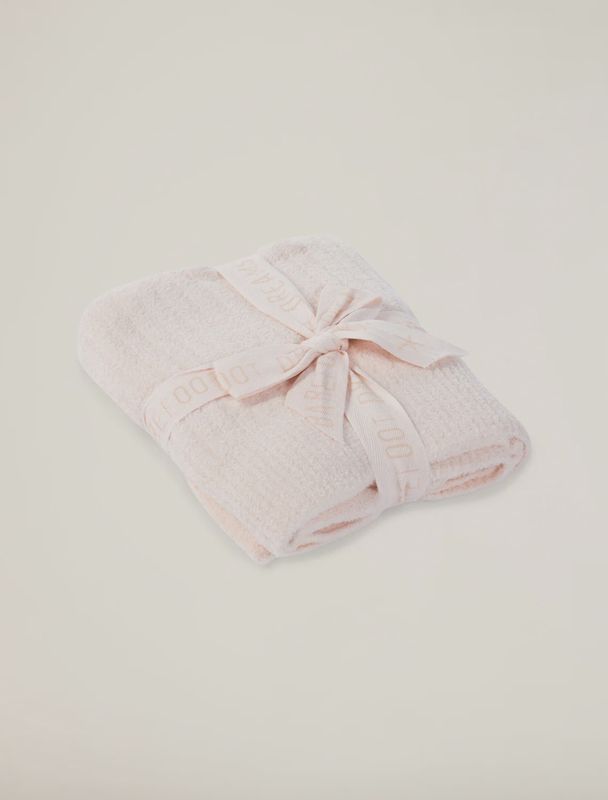 Barefoot Dreams CozyChic Lite® Ribbed Baby Blanket- pink