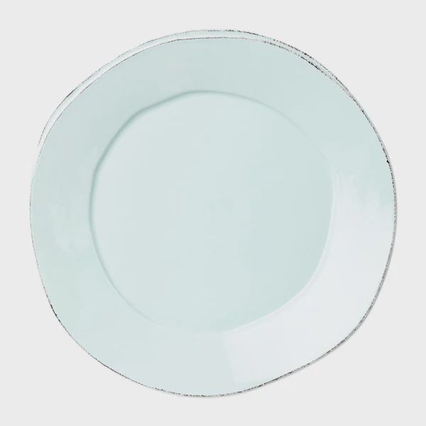 Vietri Lastra Dinner Plate- Aqua
