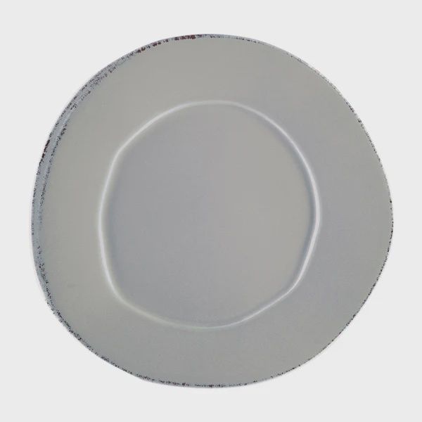 Vietri Lasta Dinner Plate Gray