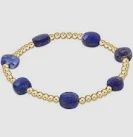enewton Admire Gold 3mm Bead Bracelet Lapis