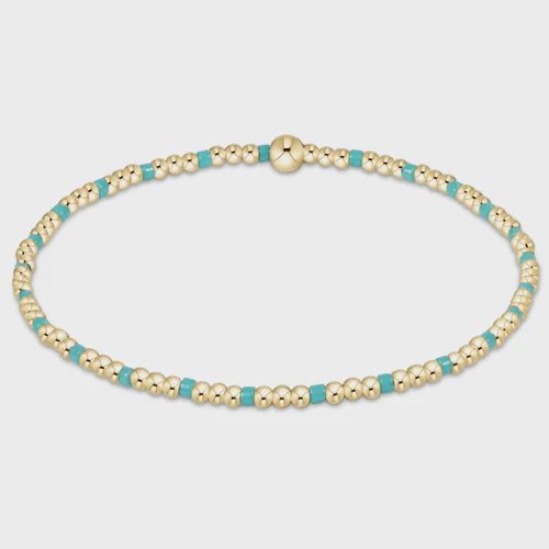 enewton egirl Hope Sincerity :Pattern 2mm Bracelet Turquoise