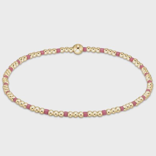 enewton egirl Hope Sincerity Pattern 2mm Bracelet Bright Pink