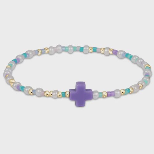 enewton egirl Hope Unwritten Signature Cross Bracelet How Do You Lilac Me Now