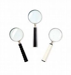 Magnifier with Hand Carved Handle
