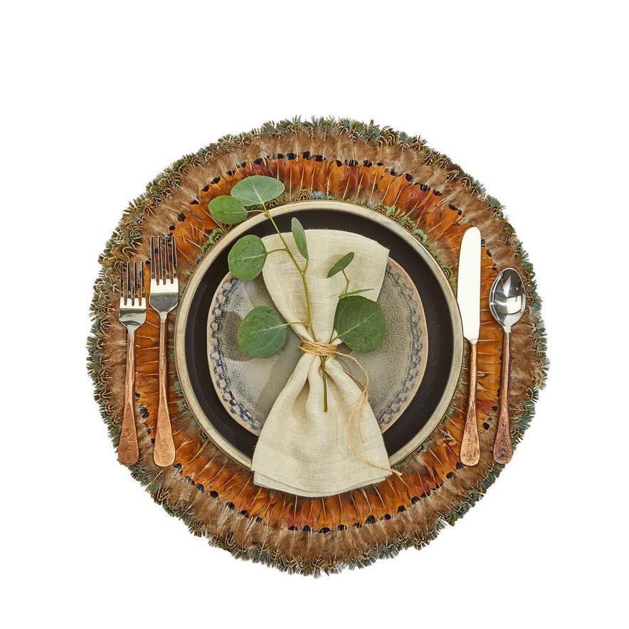 S/4 Pheasant Park Decorative Mats