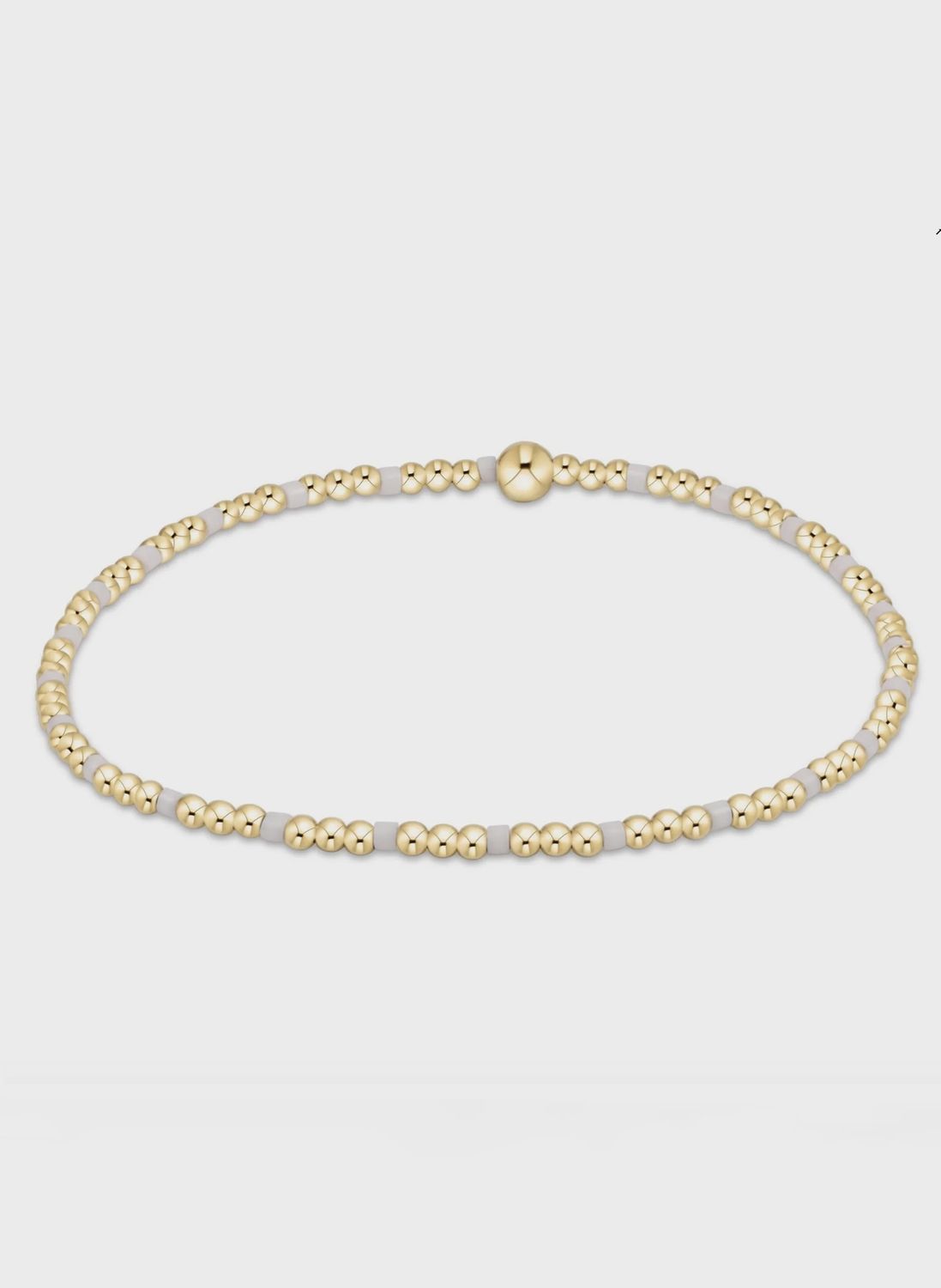 enewton Hope Sincerity 2mm Bead Bracelet White