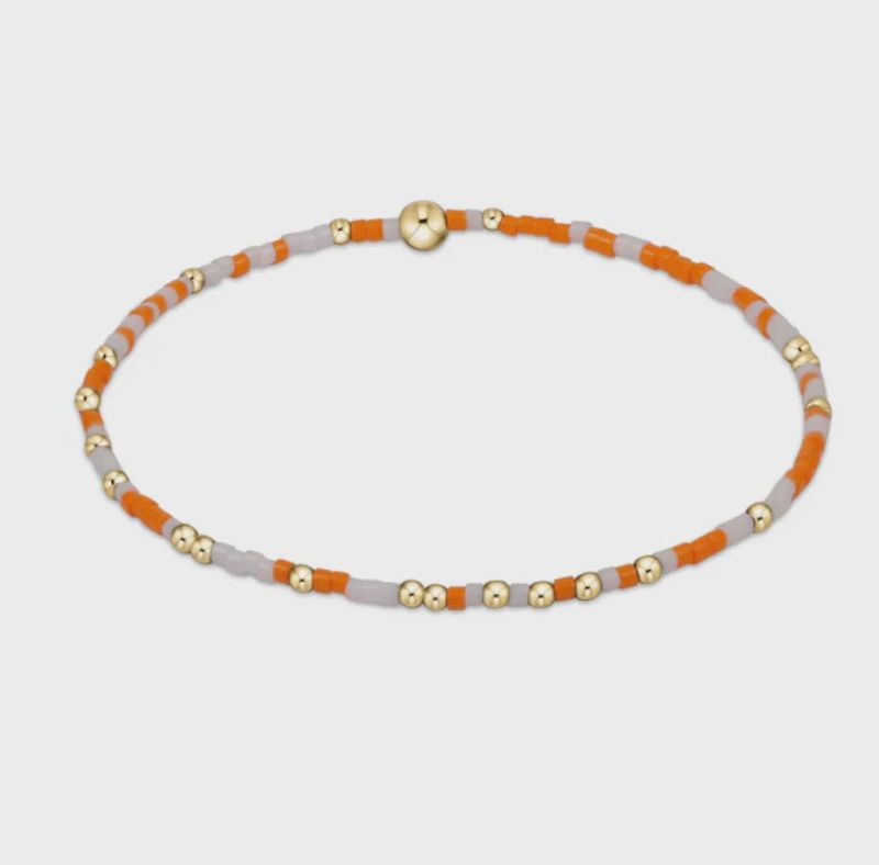 enewton Gameday Hope Unwritten Bracelet Orange and White
