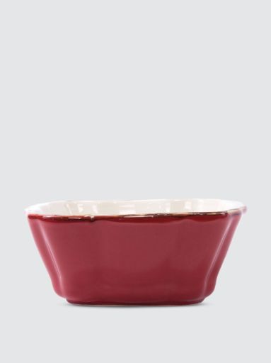 Vietri Italian Bakers Small Square Baker - Red