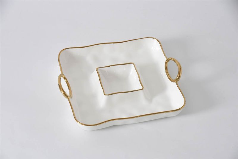 Pampa Bay Golden Handles Square Chip &amp; Dip