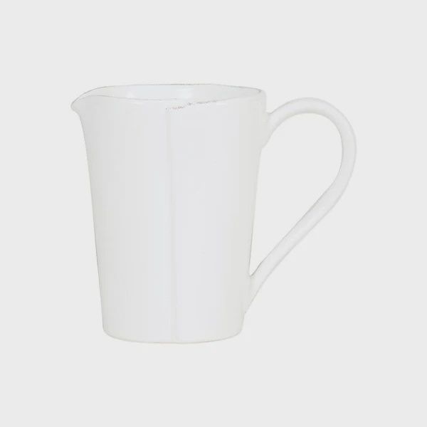 Vietri Melamine Lastra White Pitcher