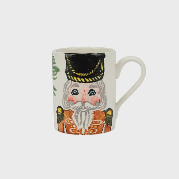 Vietri Nutcrackers Gold Mug
