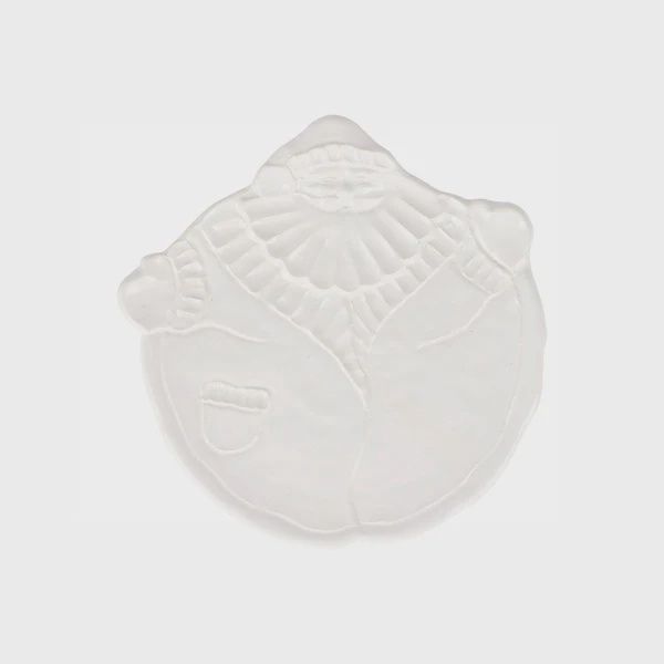 Vietri Pietra Natale Figural Santa Salad Plate