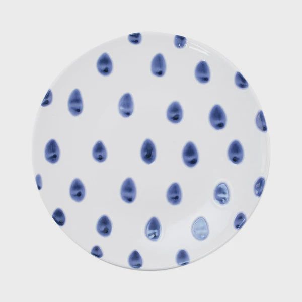 Vietri Santorini Dot Dinner Plate