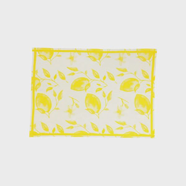 Vietri Strofinaccio Lemons Dish Towels - Set of 2 Yellow