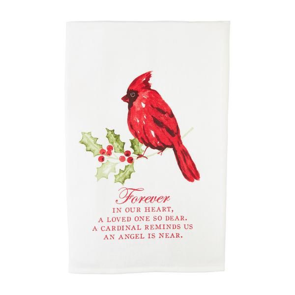 Mud Pie Forever Cardinal Towel