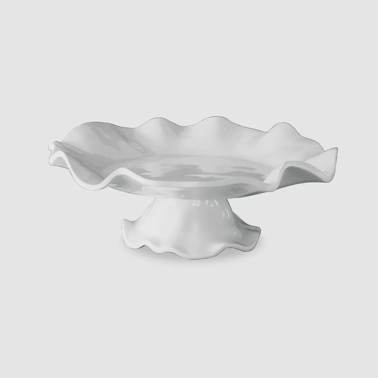 Beatriz Ball VIDA Havana Pedestal Cake Plate White