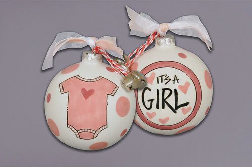 MAGNOLIA LANE It&#39;s a Girl Ornament