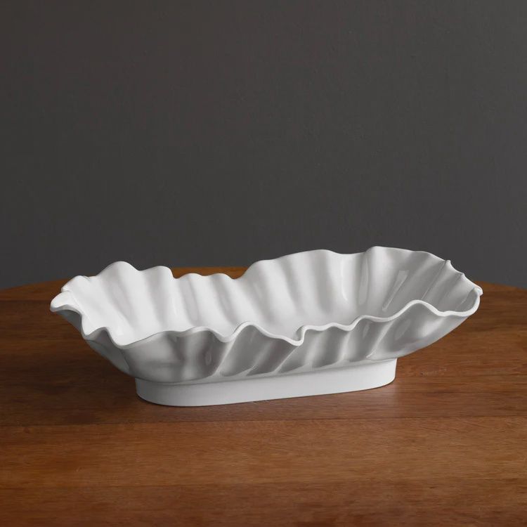 Beatriz Ball VIDA Bloom Large Rectangle Bowl (White)