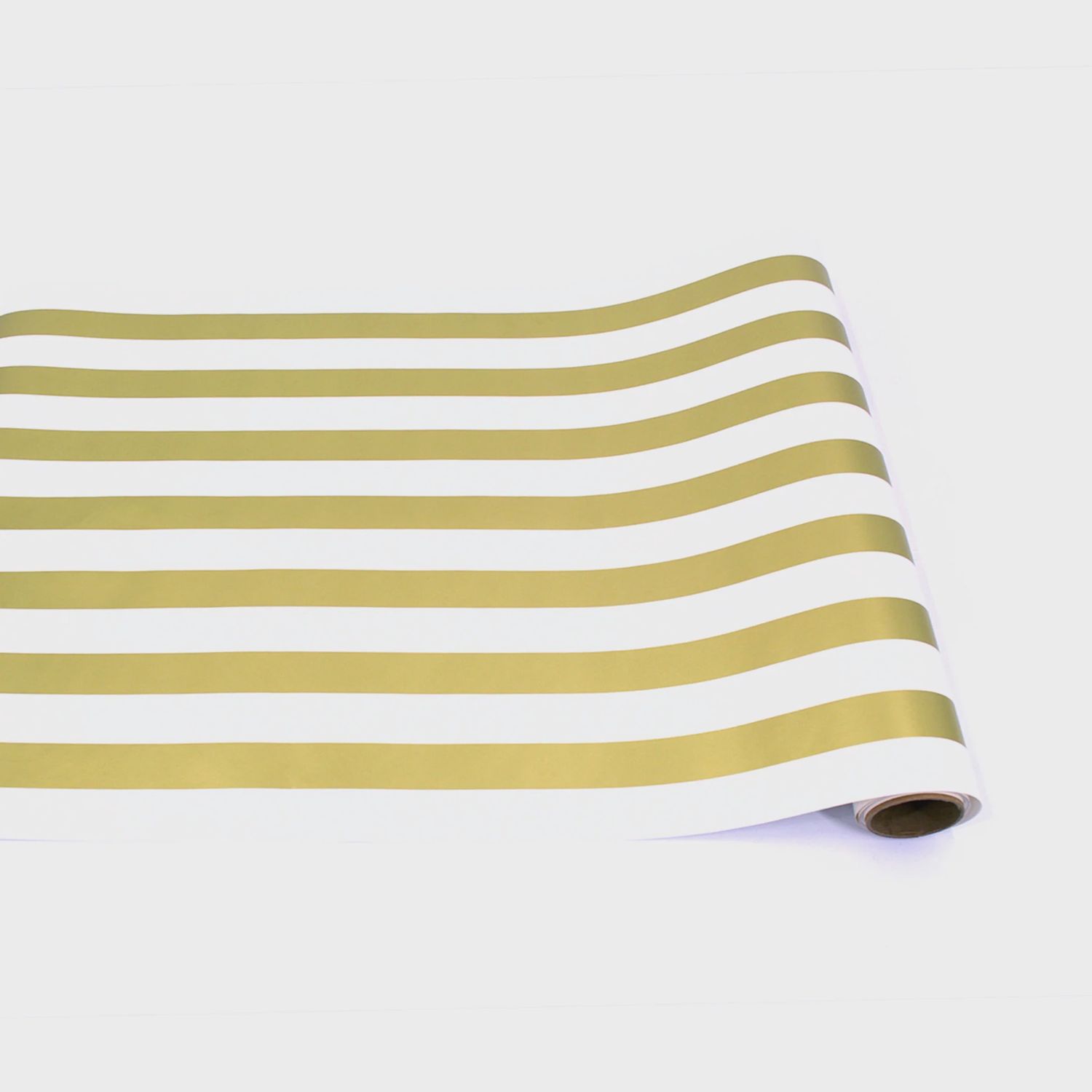 Hester &amp; Cook Gold Classic Stripe Runner - 20&quot; x 25&#39;