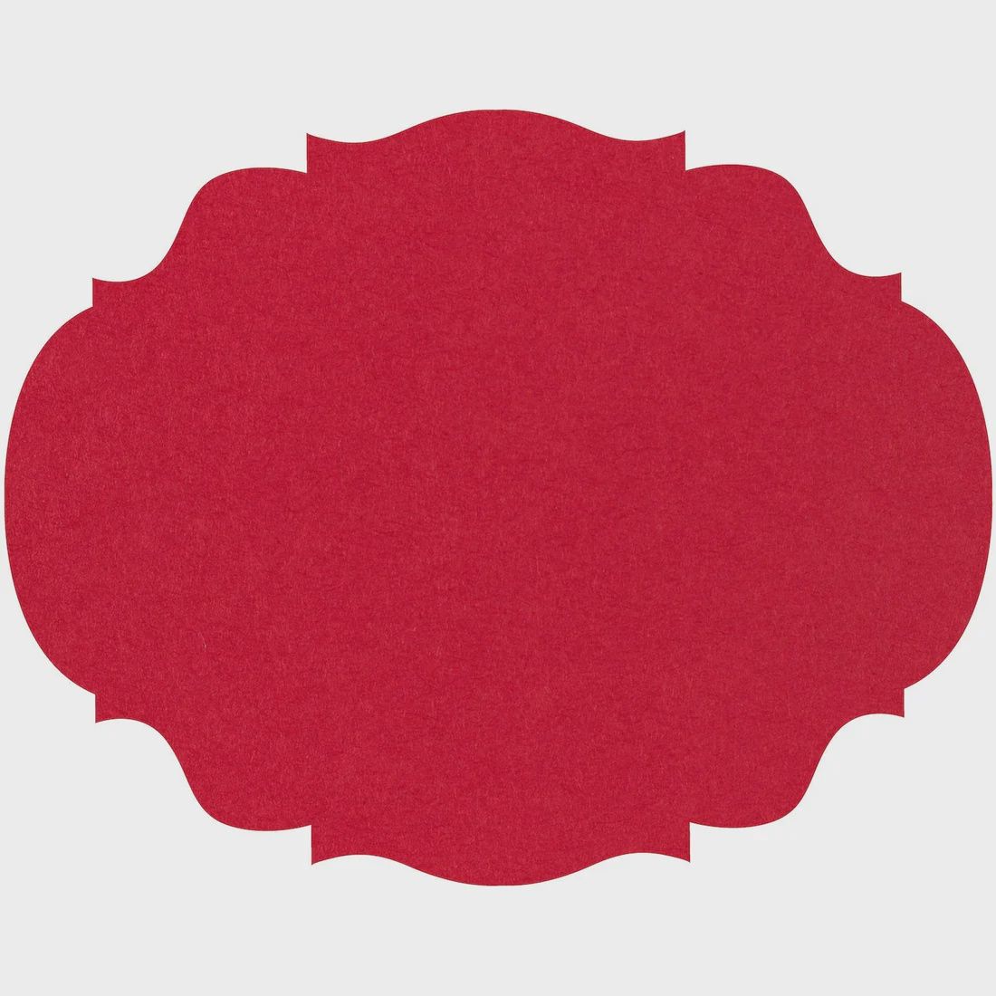 Hester &amp; Cook Die Cut French Frame Placemat - 12 Sheets