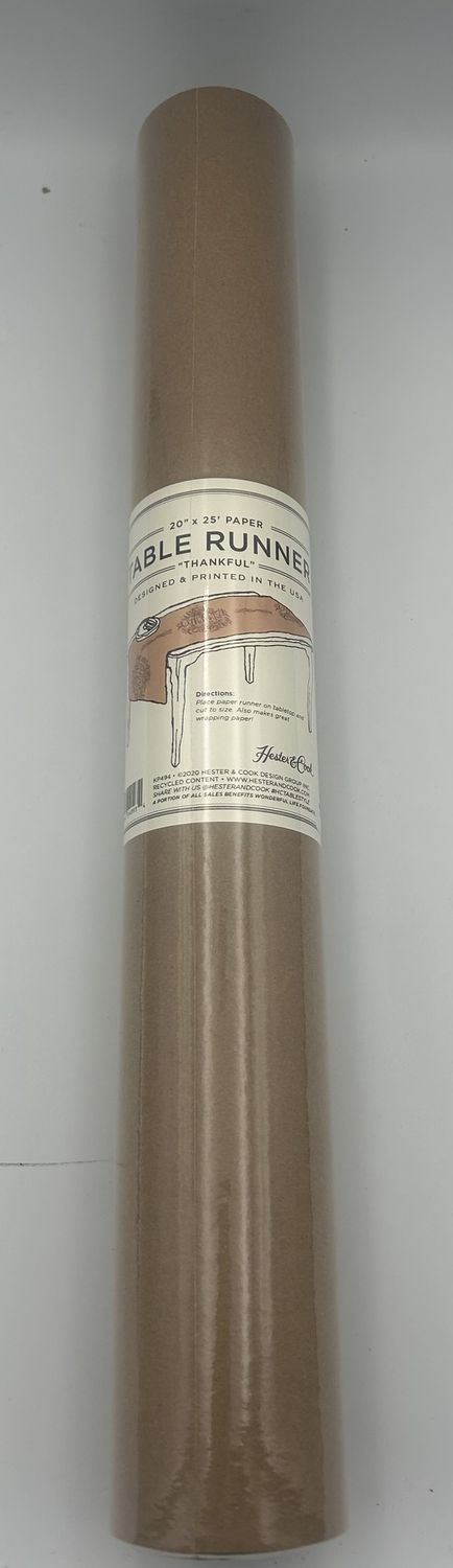 Hester &amp; Cook Thankful Runner - 20&quot; x 25&#39;
