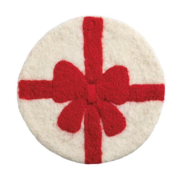 Bow Felted Trivet