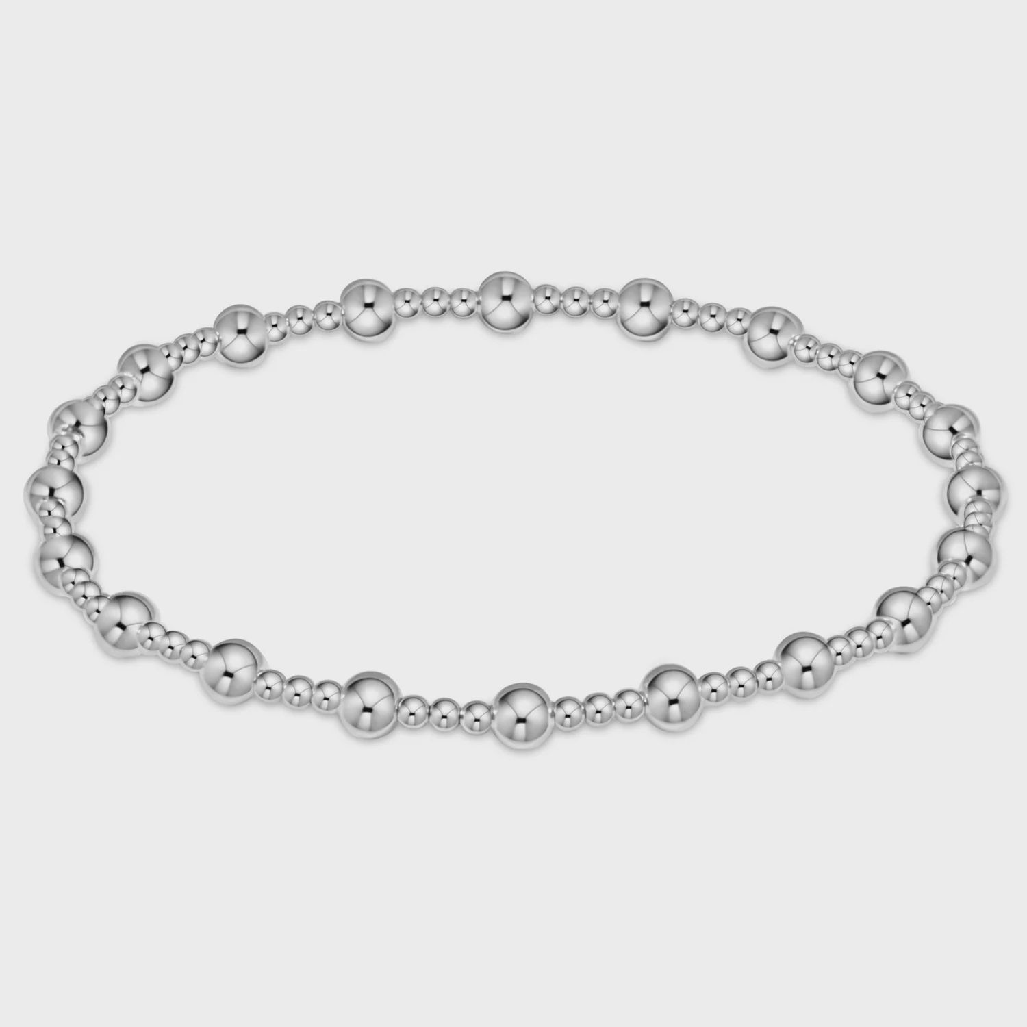 enewton Classic Sincerity Pattern 4mm Bead Bracelet Sterling Silver