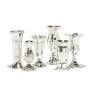 Queen Anne&#39;s Set of 6 Vase - Silver-Plated Brass