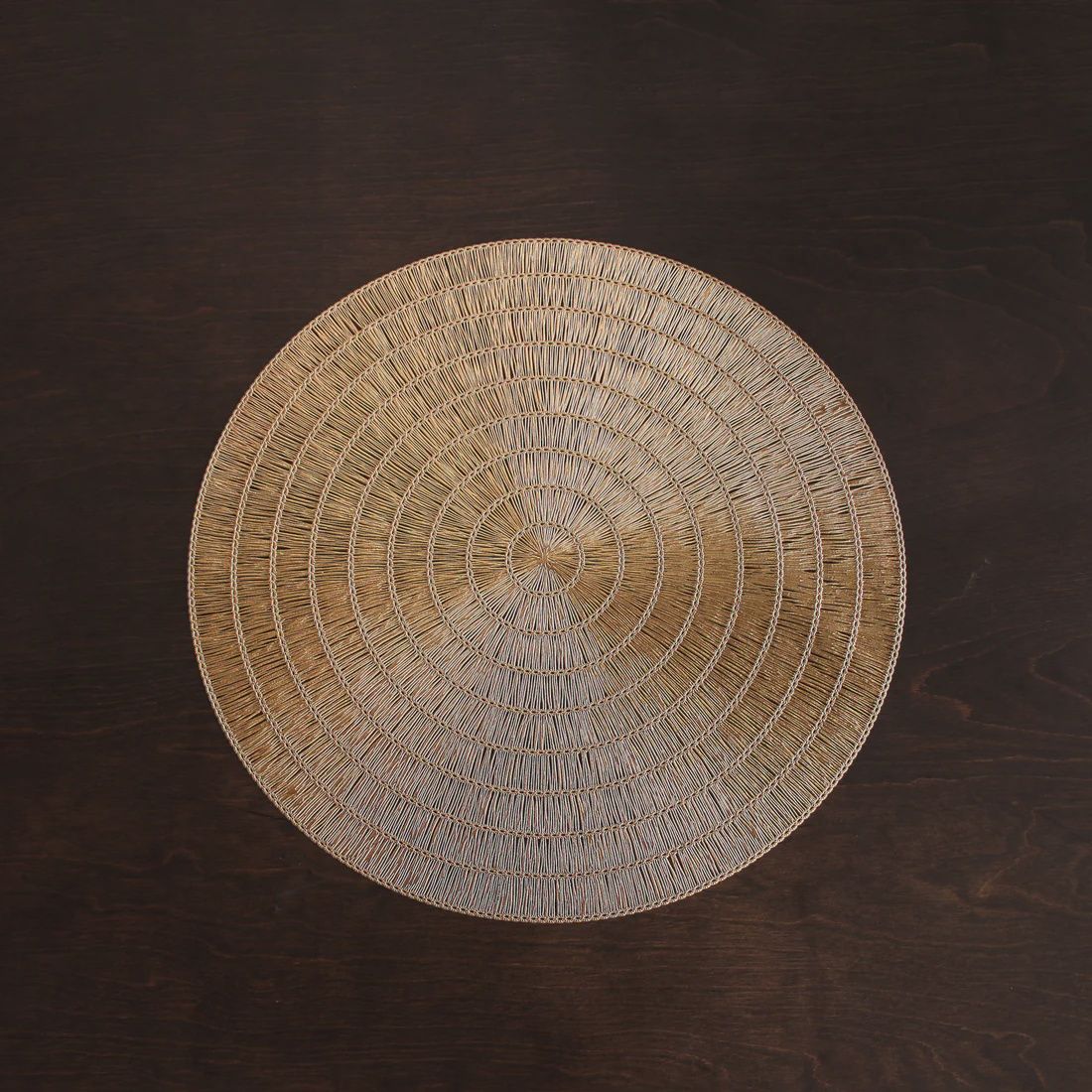 VIDA Basketweave 15&quot; Round Placemat (set of 4)