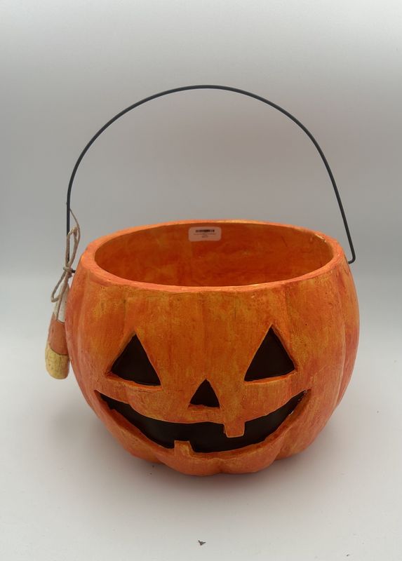 Mudpie Mache Pumpkin Treat Bucket (Small)