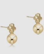 Enewton Signature Cross Small Gold Stud - Classic Gold