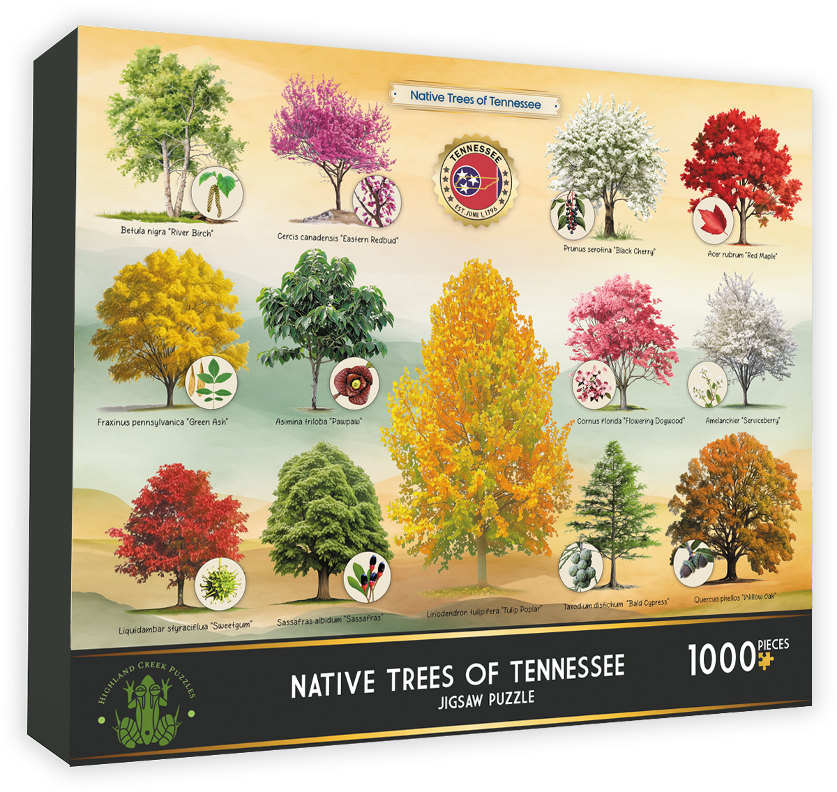 Native Trees of Tennessee Jigsaw Puzzle