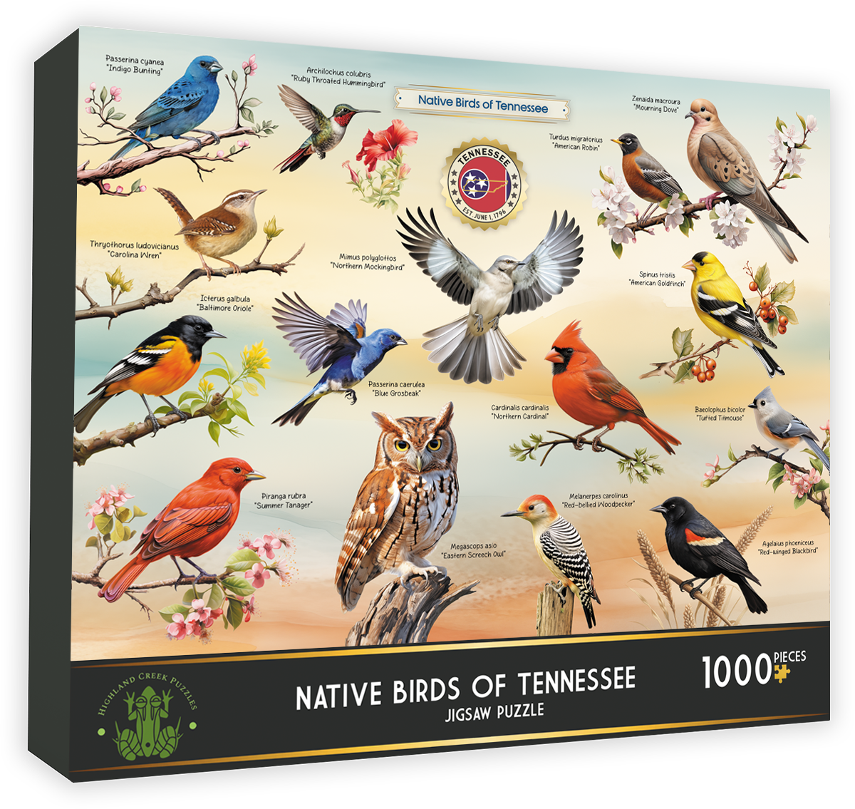 Native Birds of Tennessee Jigsaw Puzzle