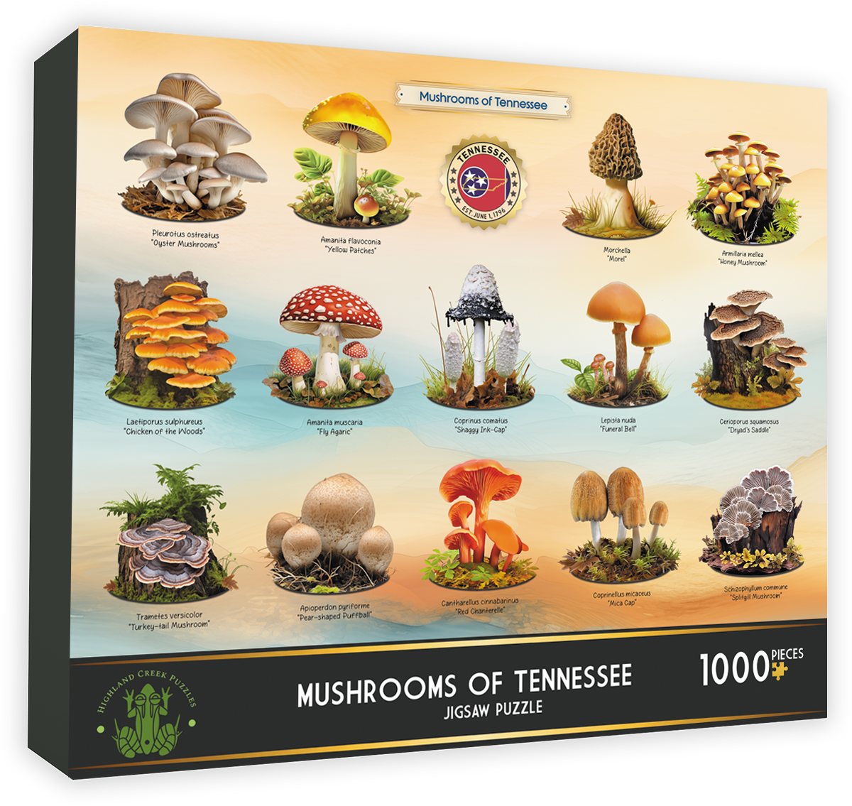 Mushrooms of Tennessee Jigsaw Puzzle