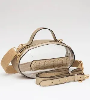 Game Day Football Style Clear Bag