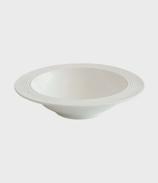 Nora Fleming Round Bowl Pinstripes Stoneware