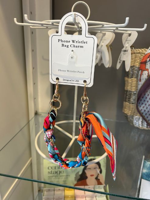 Queens Designs Scarf Phone Holder Wristlet, Design: Bright